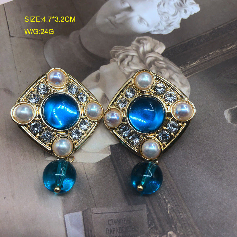 Shell Gold-Plated Earrings