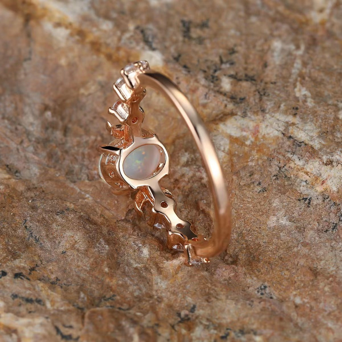 Australian Opal Light Ring