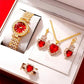 Quartz Jewelry Suit with Watch