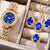 Quartz Jewelry Suit with Watch