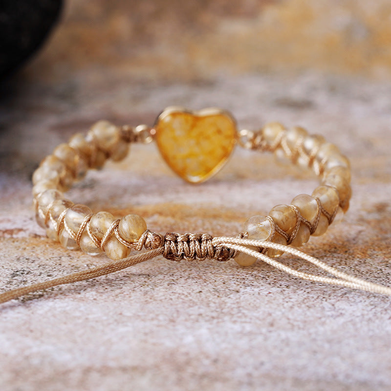 Cattlehide Braided Bracelet