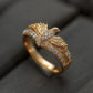 Golden Eagle-wing Ring