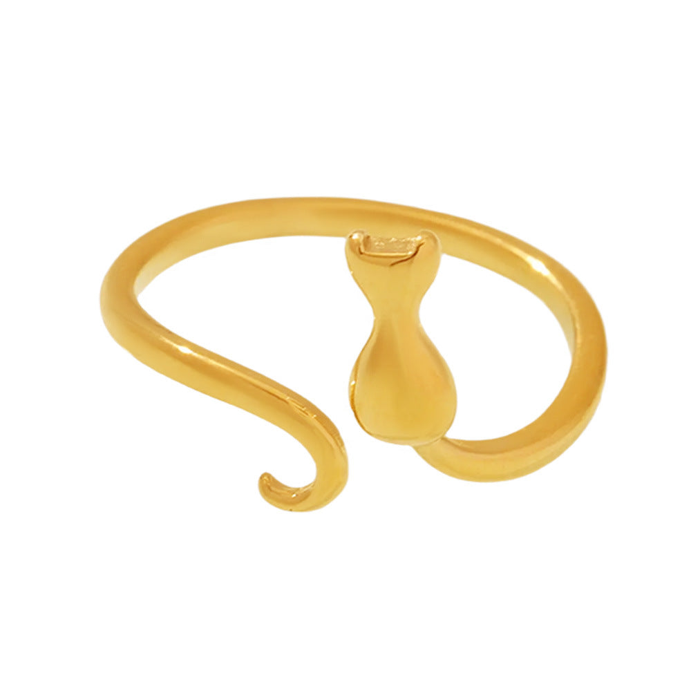 Geometric Stainless Steel Ring