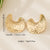 Water-wave Crescent Earrings