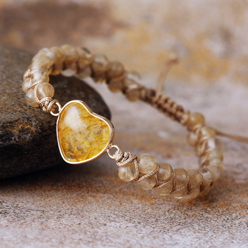 Cattlehide Braided Bracelet