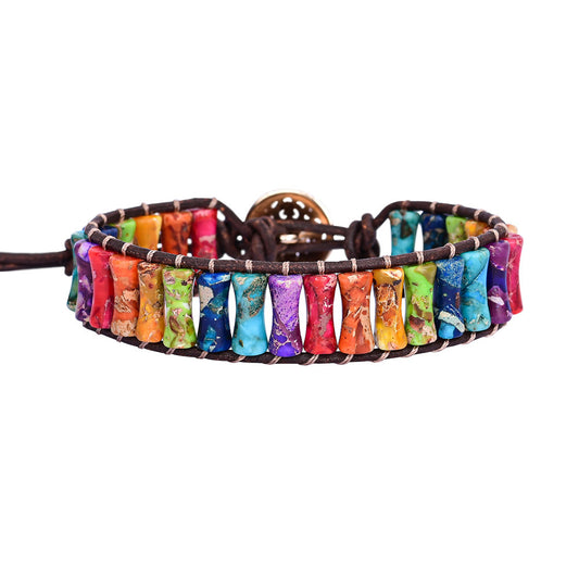 Cattlehide Braided Bracelet