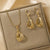 Round Heart-Shaped Necklace