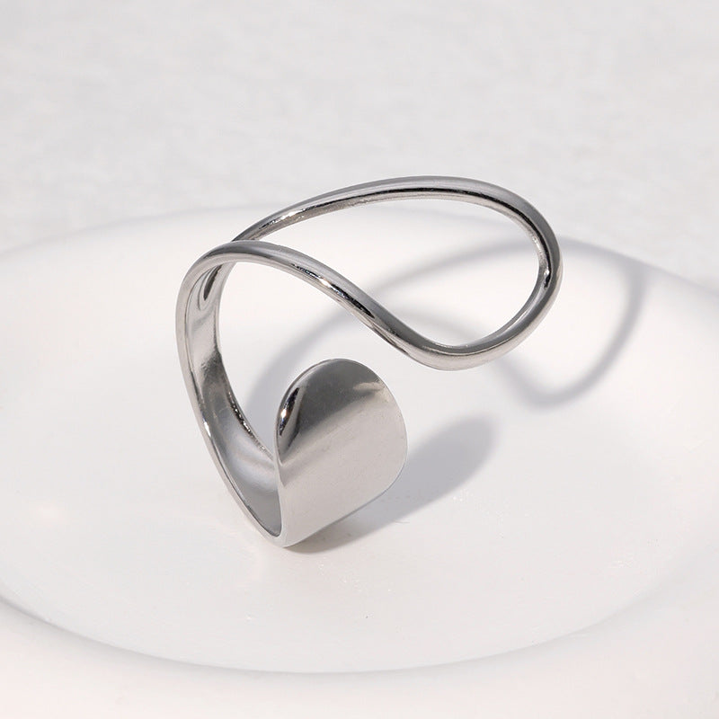 Gold-Plated Titanium Steel Ring