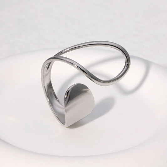 Gold-Plated Titanium Steel Ring