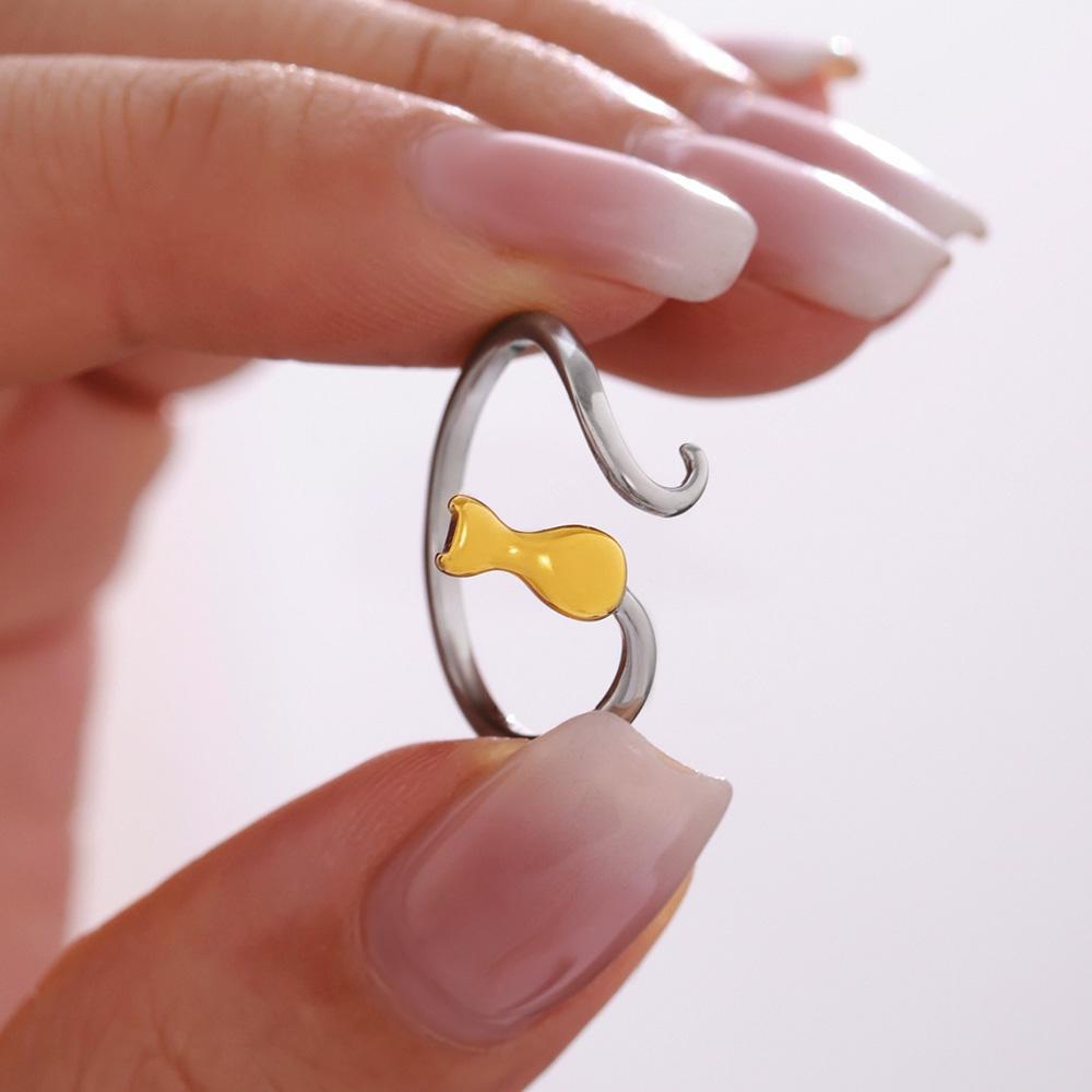 Geometric Stainless Steel Ring