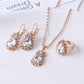 Water Drop Rhinestone Set