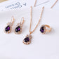Water Drop Rhinestone Set