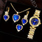 Quartz Jewelry Suit with Watch