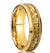 Gold Leaf Tungsten Steel Ring