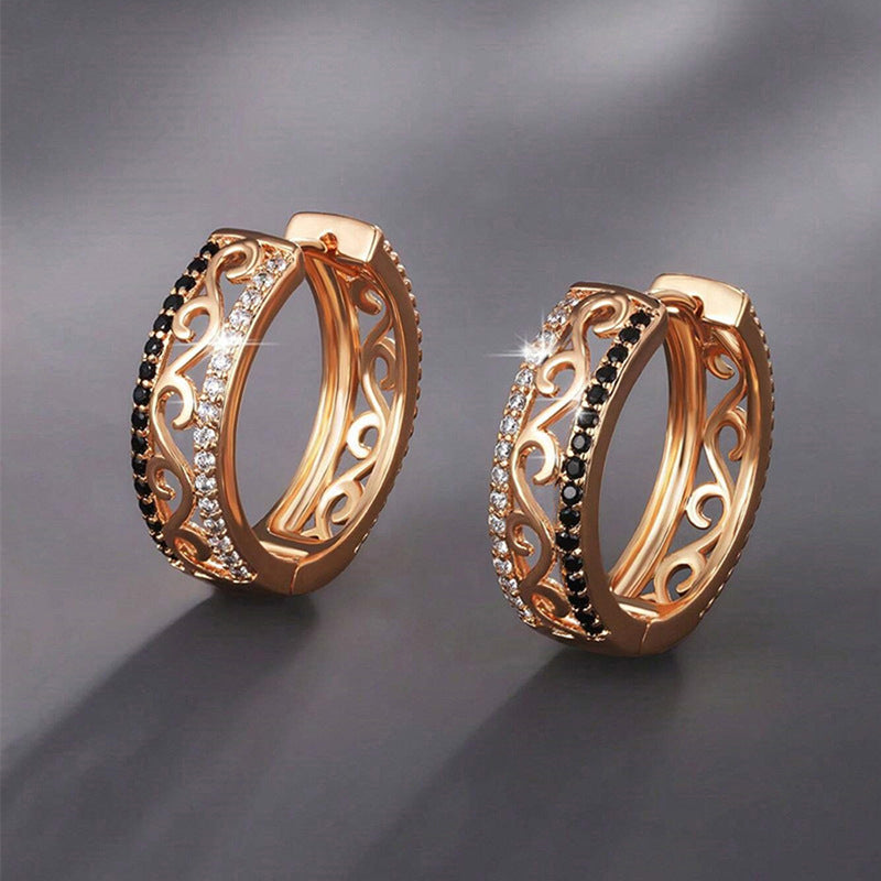 Metal Cutout Stud Earrings