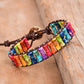 Cattlehide Braided Bracelet