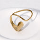 Gold-Plated Titanium Steel Ring