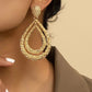 Teardrop Long Geometric Earrings