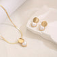Round Heart-Shaped Necklace