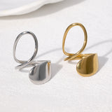Gold-Plated Titanium Steel Ring