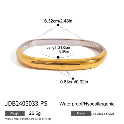 Irregular Titanium Steel Bracelet