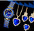 Quartz Jewelry Suit with Watch
