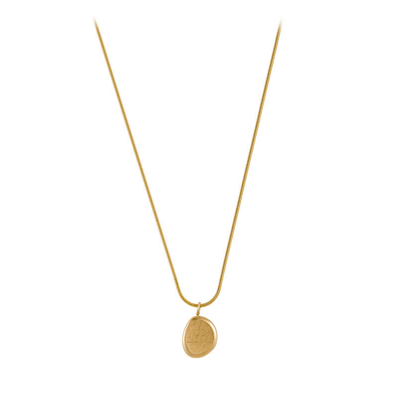 High-end Gold Titanium Necklace