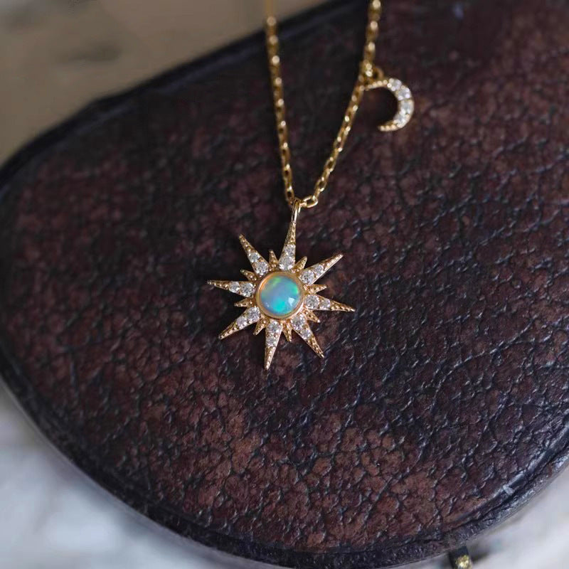 Sparkling Star Zircon Necklace