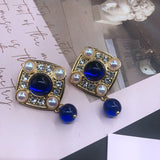Shell Gold-Plated Earrings