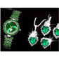Quartz Jewelry Suit with Watch