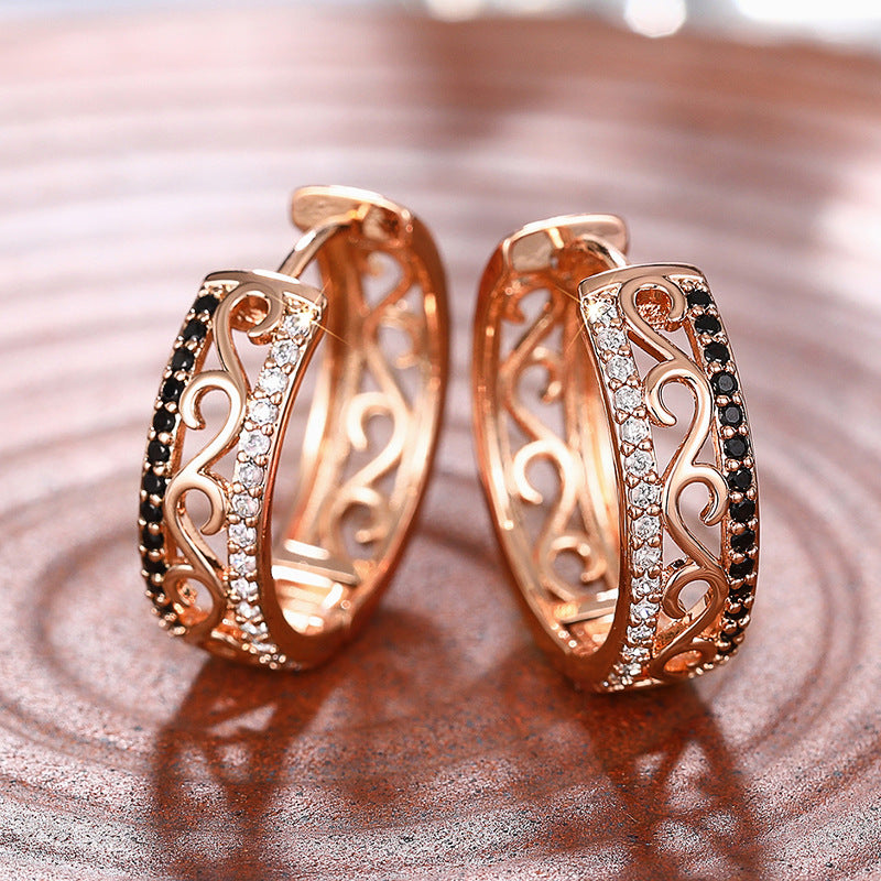 Metal Cutout Stud Earrings