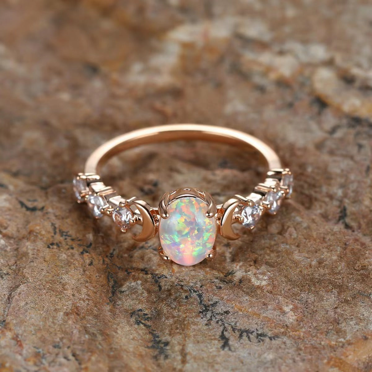 Australian Opal Light Ring