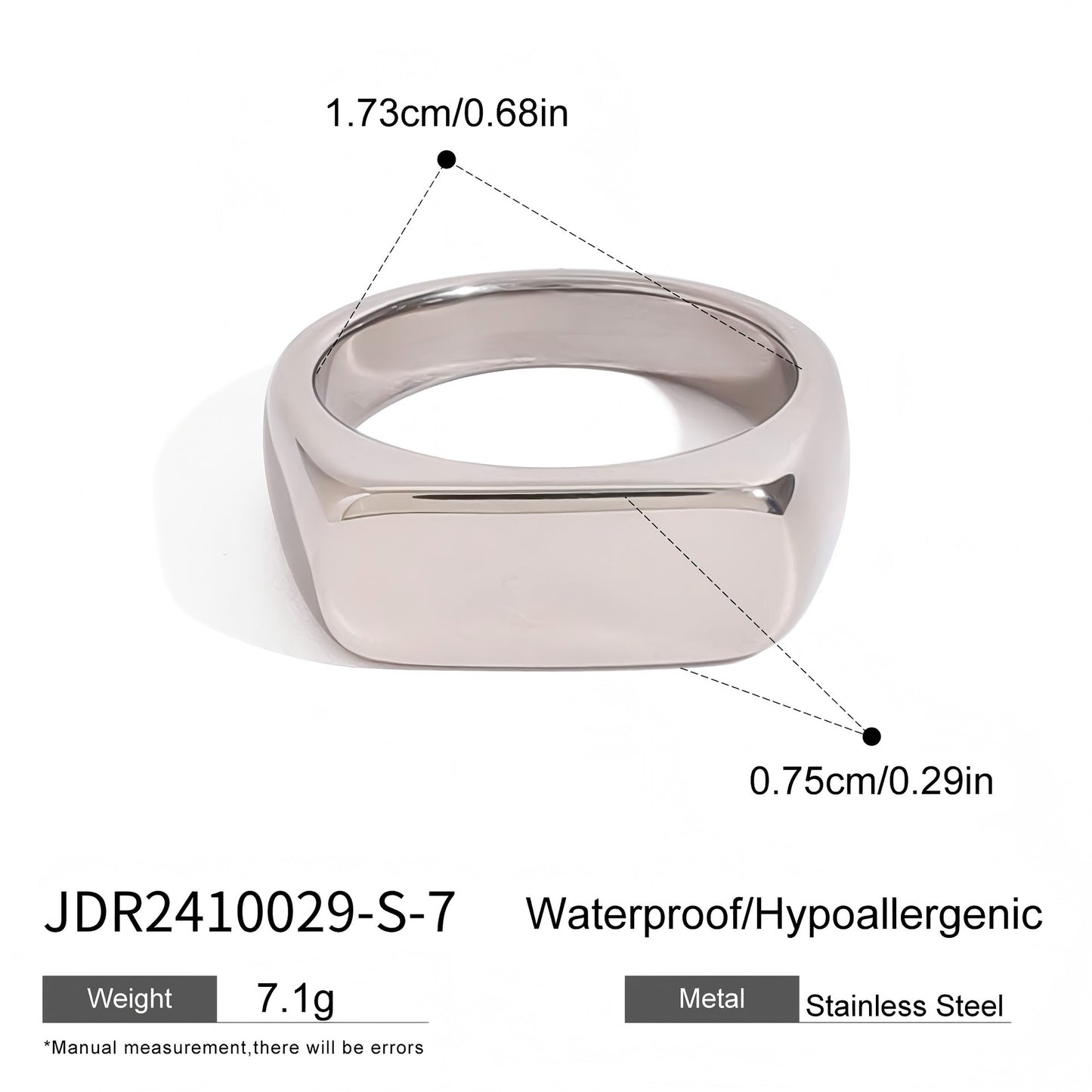 Irregular Titanium Steel Bracelet