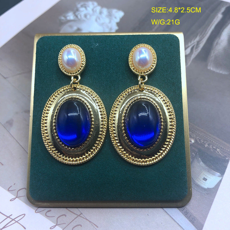 Shell Gold-Plated Earrings