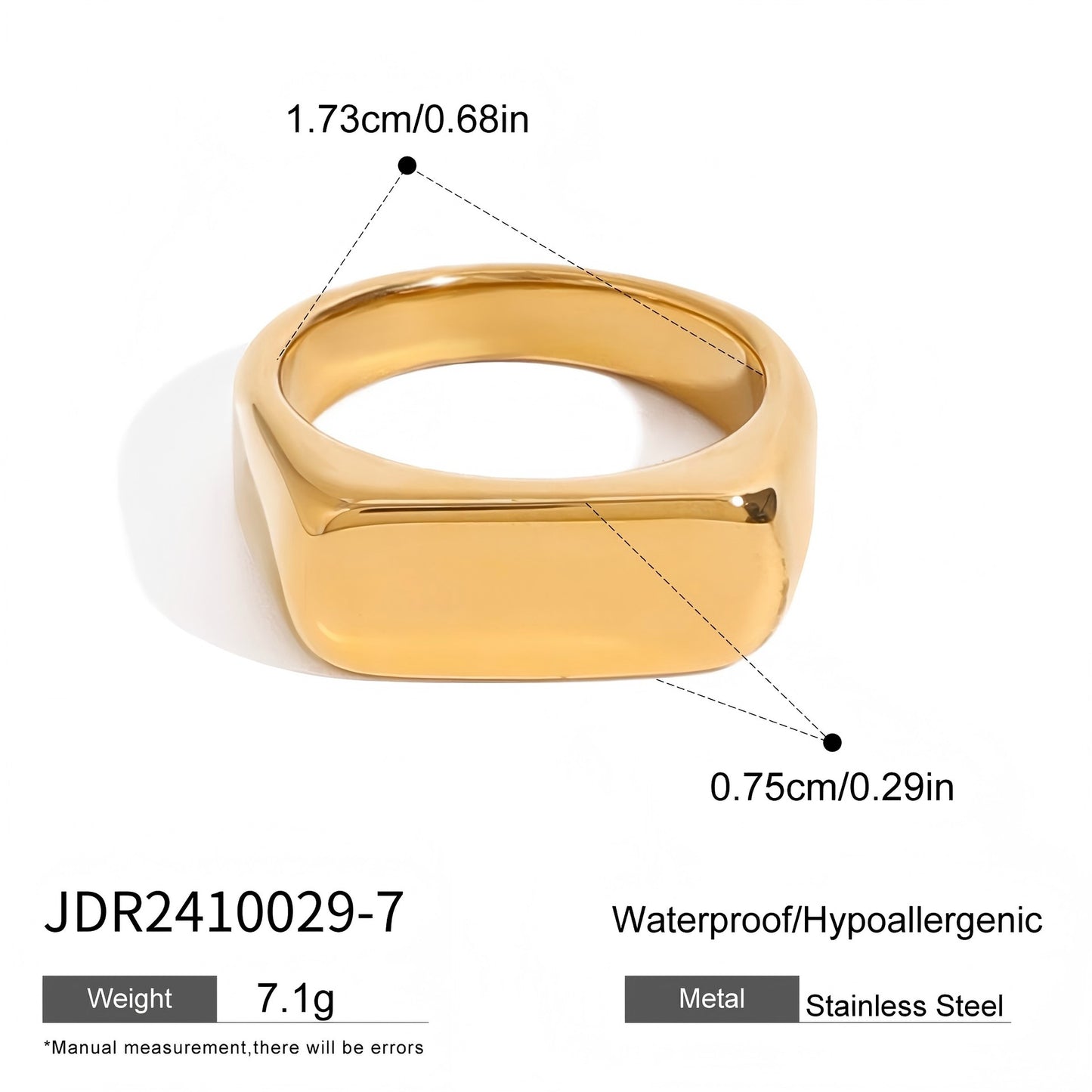Irregular Titanium Steel Bracelet