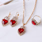 Water Drop Rhinestone Set