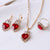 Water Drop Rhinestone Set